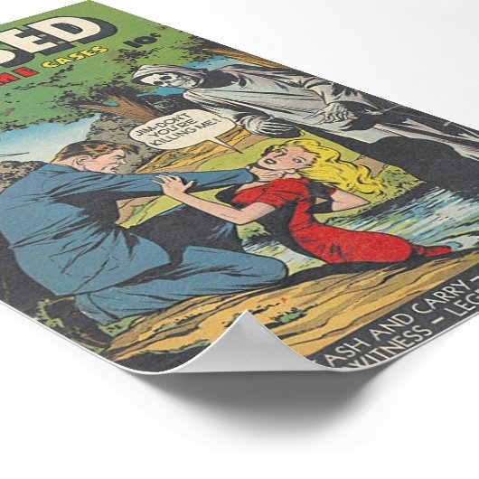 Vintages Comic Poster (Ecke)