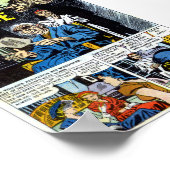 Vintages Comic Poster (Ecke)