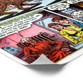Vintages Comic Poster (Ecke)