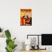 Vintages Comic Poster (Heimbüro)