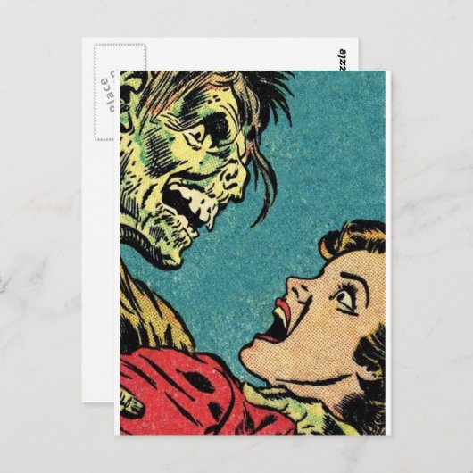 Vintages Comic Postkarte (Vorne/Hinten)