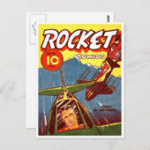 Vintages Comic Postkarte (Vorne/Hinten)