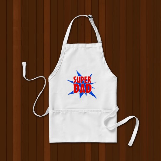 Vintages Comic Super Vater Vatertag Schürze