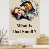 Vintages Comickinema Poster (Küche)