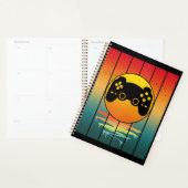 Vintages Computerspiel für Sunset Gamer Planer (Anzeige)