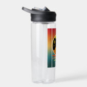 Vintages Computerspiel für Sunset Gamer Trinkflasche (Rechts)