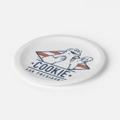 Vintages Cookie-Monster für den Präsidenten Pappteller (Schrägansicht)