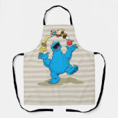 Vintages Cookie-Monster-Juggling Schürze (Vorderseite)