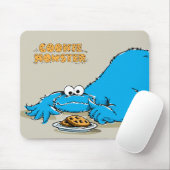 Vintages Cookie Monster Plate Mousepad (Mit Mouse)