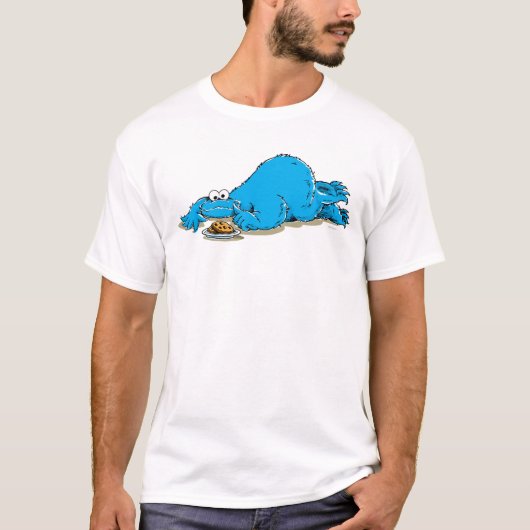 Vintages Cookie Monster Plate T-Shirt (Vorderseite)