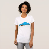 Vintages Cookie Monster Plate T-Shirt (Vorne ganz)