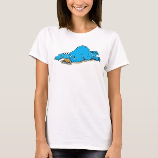 Vintages Cookie Monster Plate T-Shirt (Vorderseite)