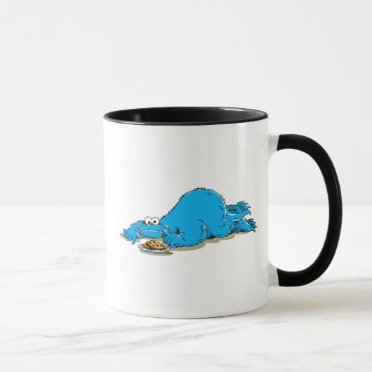 Vintages Cookie Monster Plate Tasse (Rechts)