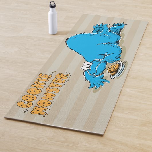 Vintages Cookie Monster Plate Yogamatte (Beispiel)