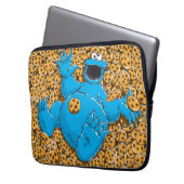 Vintages Cookie-Monster und Cookies Laptopschutzhülle (Vorderseite Links)