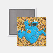 Vintages Cookie-Monster und Cookies Magnet (Vorderseite/Rückseite)