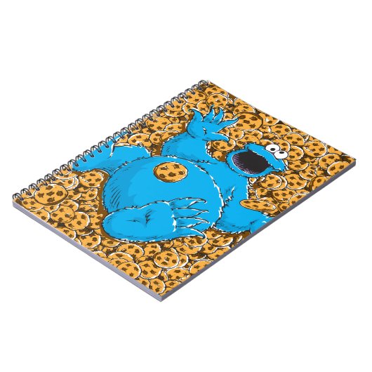 Vintages Cookie-Monster und Cookies Notizblock (Linke Seite)