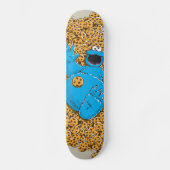 Vintages Cookie-Monster und Cookies Skateboard (Vorderseite)