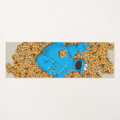 Vintages Cookie-Monster und Cookies Yogamatte (Vorderseite (Horizontal))