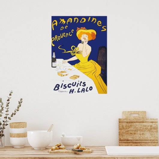 Vintages Cookie-Werbeplakat Poster (Küche)