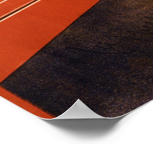 Vintages Cookie-Werbeplakat Poster (Ecke)