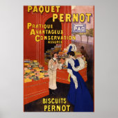 Vintages Cookie-Werbeplakat Poster (Vorne)