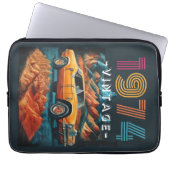 Vintages cooles Auto aus dem Jahr 1974 Laptopschutzhülle (Vorderseite)