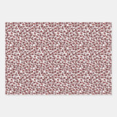 Vintages cooles Blumenmuster Geschenkpapier Set (Vorderseite 2)