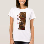 Vintages Cooles Girl Rock T-Shirt (Vorderseite)