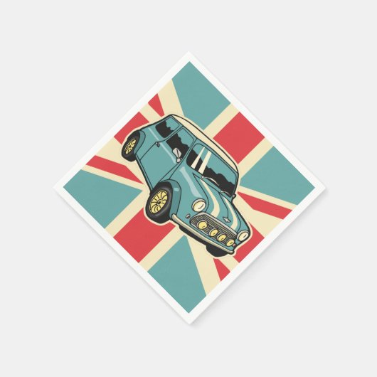 Vintages cooles Mini Serviette (Ecke)