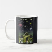 Vintages Copenhagen Illustration Travel Poster Kaffeetasse (Links)