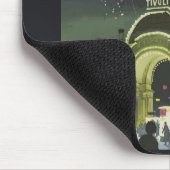 Vintages Copenhagen Illustration Travel Poster Mousepad (Ecke)