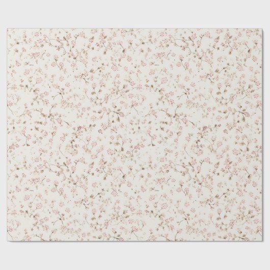 Vintages Coquette Berries Packpapier (Flach)