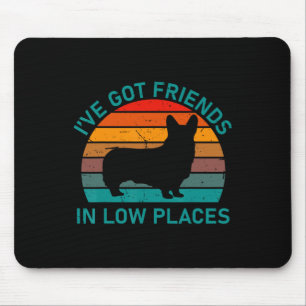 Vintages Corgi Retro Funny Dog Sprichwort für Väte Mousepad