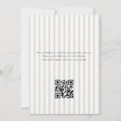 Vintages Country Club Strip-Brautparty Einladung (Rückseite)