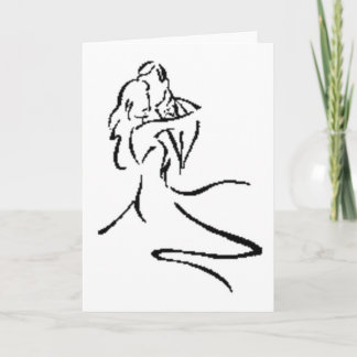 Vintages Couple Dancing Karte