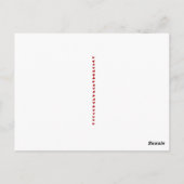 Vintages Cowgirl & Boots Valentine der 50er Jahre Postkarte (Rückseite)