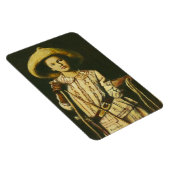 Vintages Cowgirl Flexible Magnet (Rechte Seite)