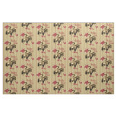 Vintages Cowgirl-Rodeo-Stern-Western-Gewebe Stoff (Fat Quarter (45,7 x 55,9 cm))
