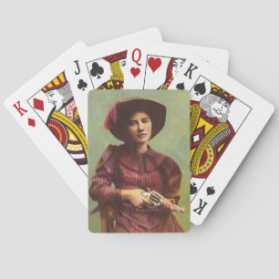 Vintages Cowgirl-Spielkarten Spielkarten
