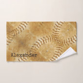 Vintages Cremesport Baseball Badetuch Set (Handtuch)