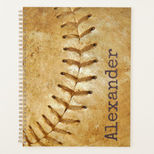 Vintages Cremesportbaseball Planer