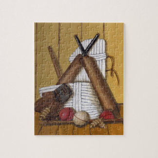 Vintages Cricket-Stillstand Puzzle