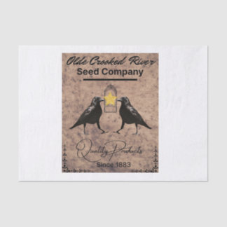 Vintages Crow Seed Co-Design Seidenpapier
