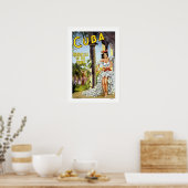 Vintages Cuba Poster (Küche)