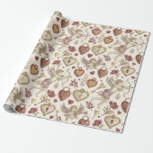 Vintages Cupid Valentine Geschenkpapier (Ungerollt)