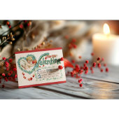 Vintages Cupid Valentine Postkarte