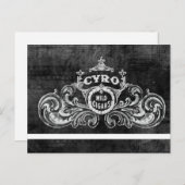 Vintages Cyro Milde Cigars Label Postkarte (Vorne/Hinten)