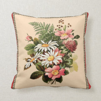 Vintages Daisy Bouquet-Kissen Kissen