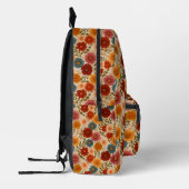 Vintages Daisy-Muster Bedruckter Rucksack (Links)